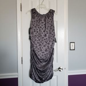 Bisou Bisou Silver Leopard Dress